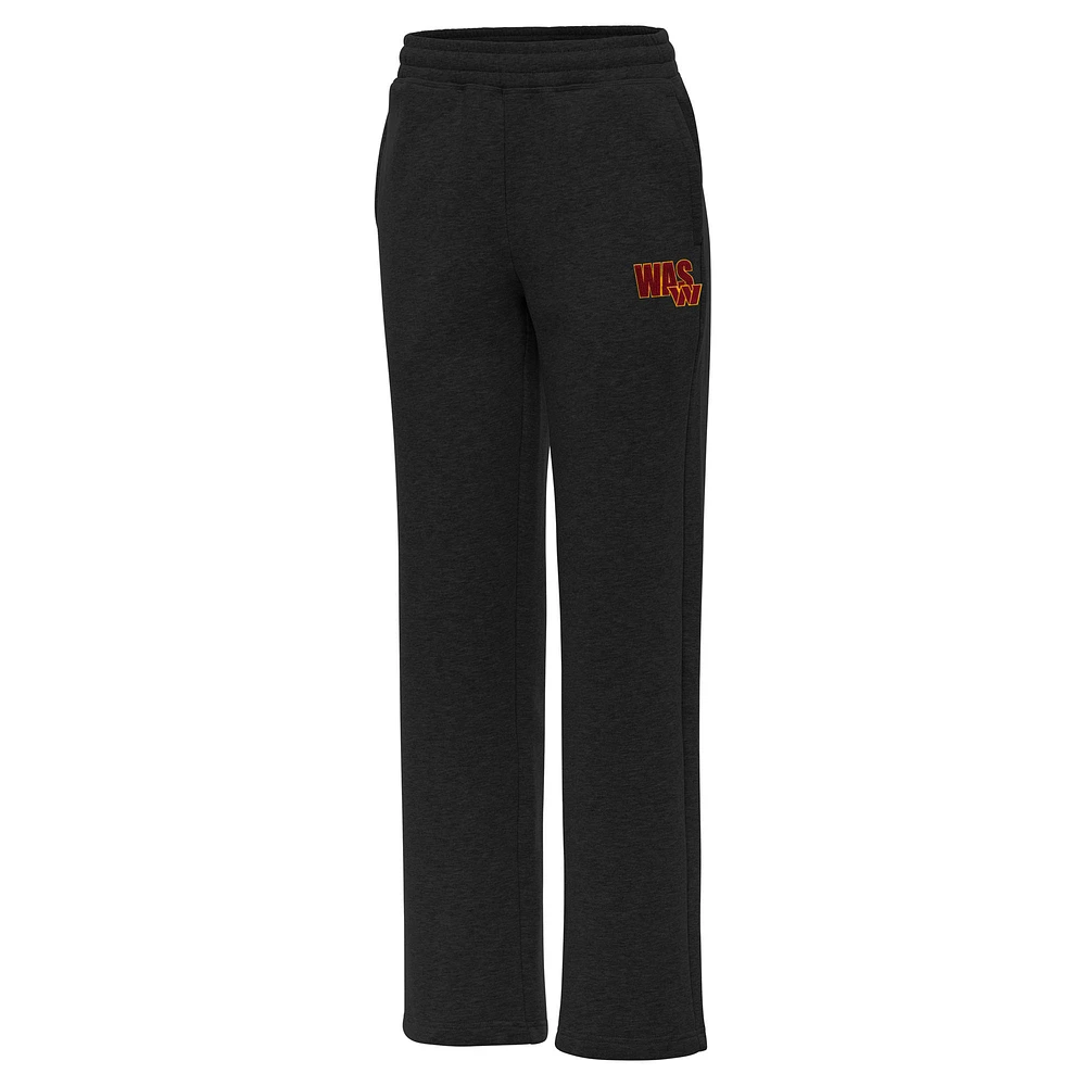 Women's Antigua Black Washington Commanders Victory Sweatpants