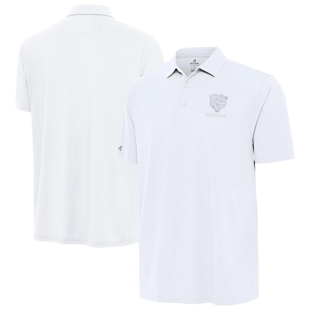 Men's Antigua White Chicago Bears Era Polo
