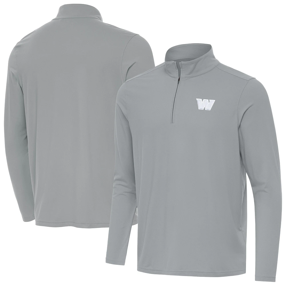 Men's Antigua Washington Commanders Intent Quarter-Zip Jacket