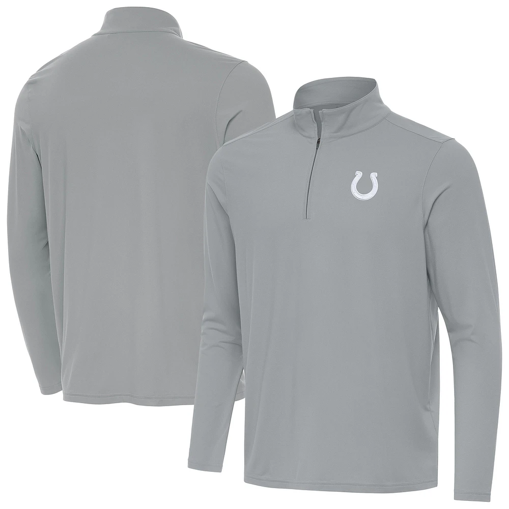 Men's Antigua Indianapolis Colts Intent Quarter-Zip Jacket