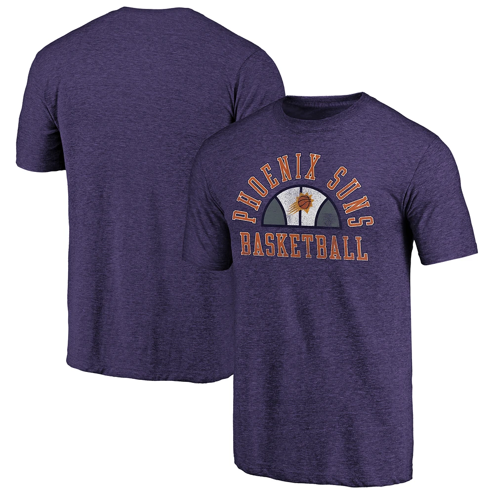 Men's Purple Phoenix Suns Half Classic Tri-Blend T-Shirt