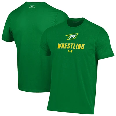 Men's Under Armour Green McDaniel Terror Wrestling Performance T-Shirt