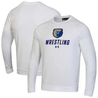 Men's Under Armour Morgan State Bears Wrestling Rival Fleece Raglan Pullover Sweatshirt