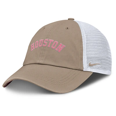 Unisex Nike Khaki/White Houston Astros Mother's Day Club Trucker Adjustable Hat