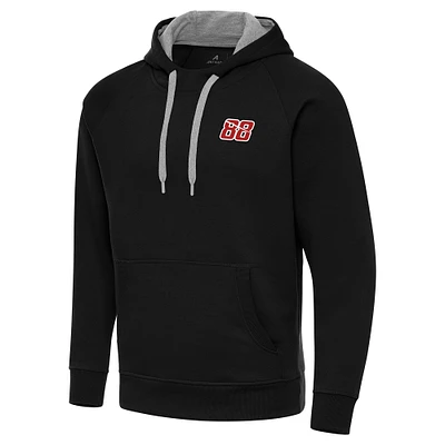 Men's Antigua Black Shane van Gisbergen Victory Pullover Hoodie