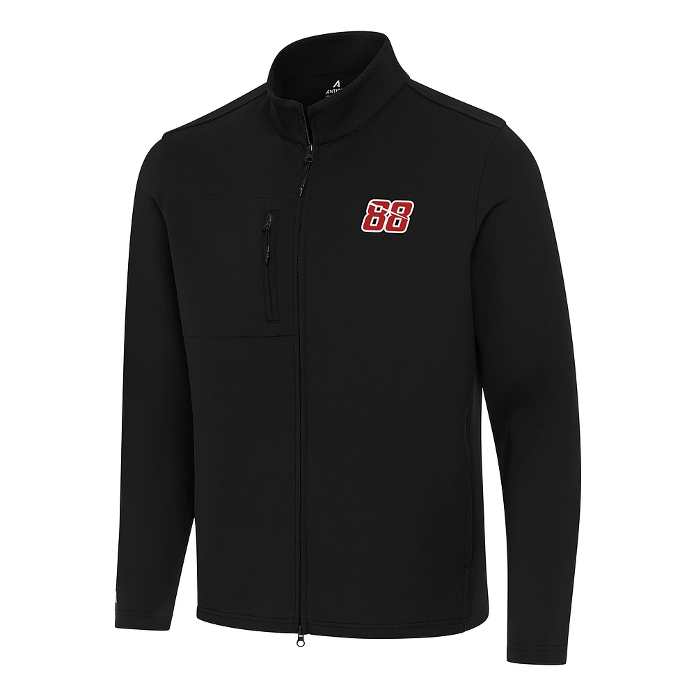 Men's Antigua Black Shane van Gisbergen Objection Full-Zip Jacket