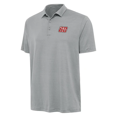 Men's Antigua Gray Shane van Gisbergen Reprocess Polo