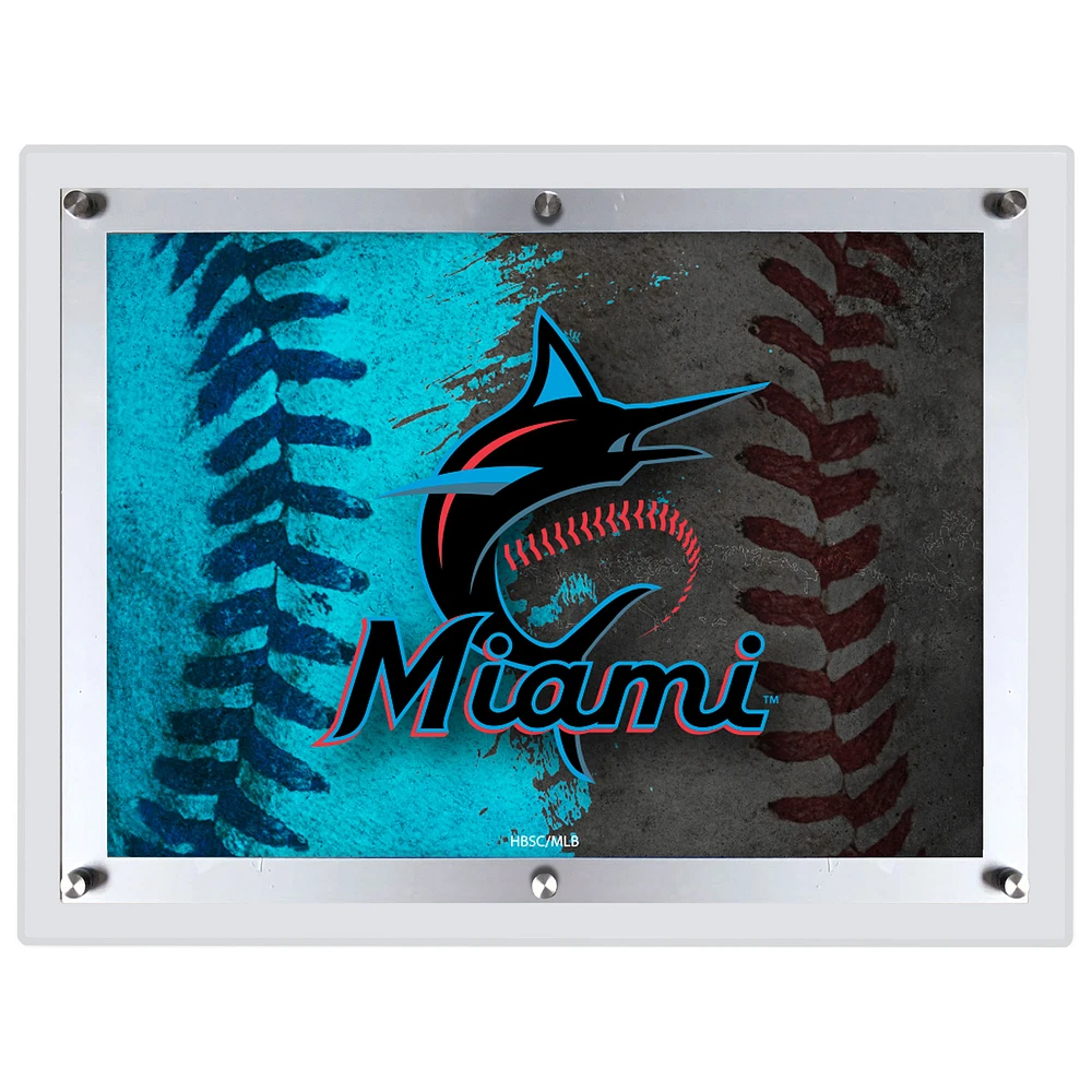 Miami Marlins 19" x 14.5" Backlit LED Sign