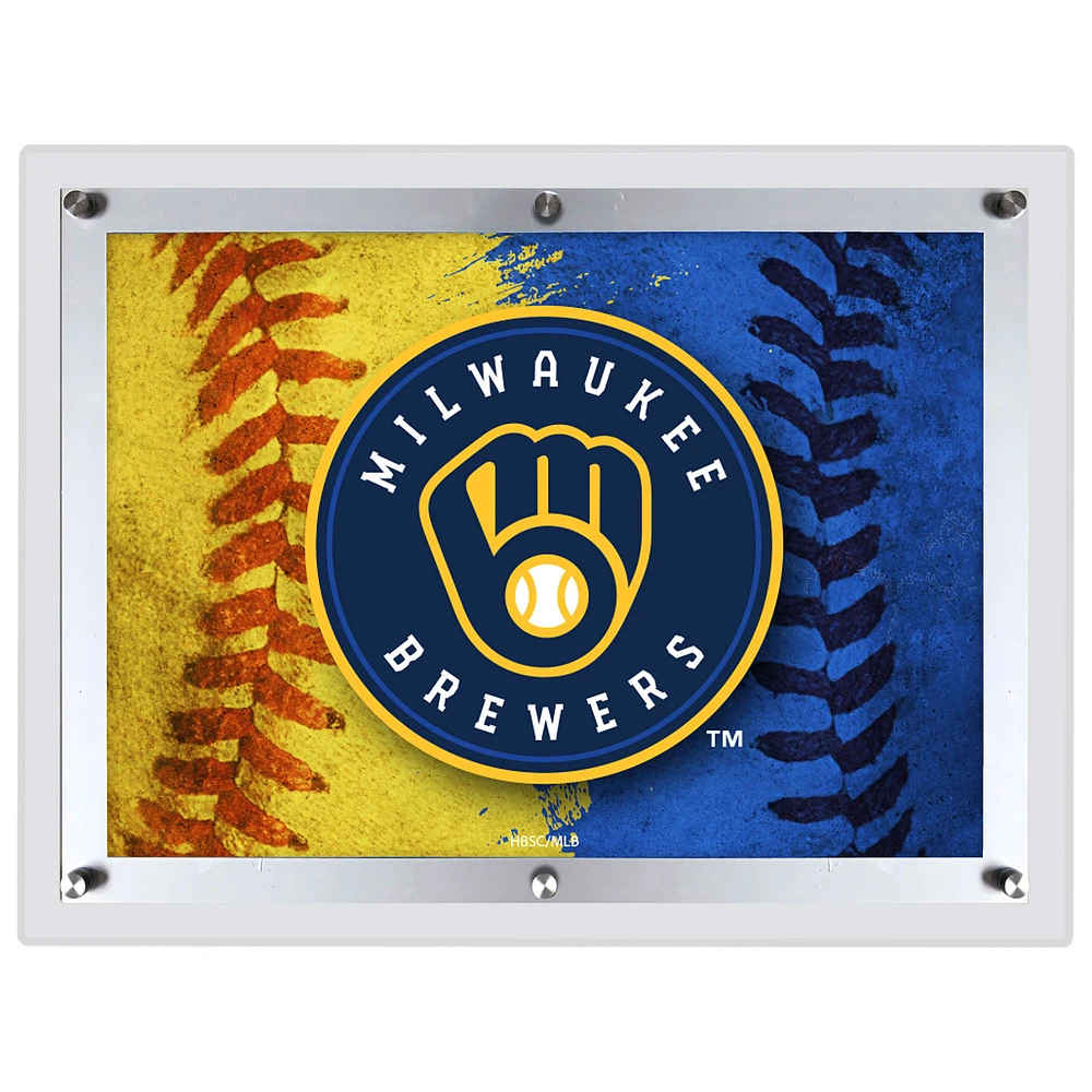 Milwaukee Brewers 19" x 14.5" Backlit LED Sign