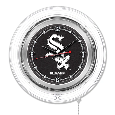 Chicago White Sox Double-Walled Neon Clock