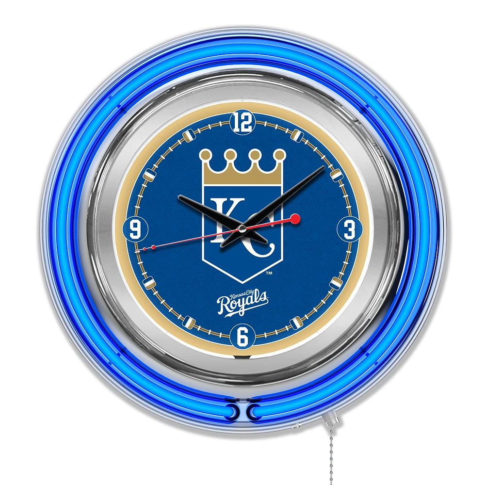 Kansas City Royals Double-Walled Neon Clock