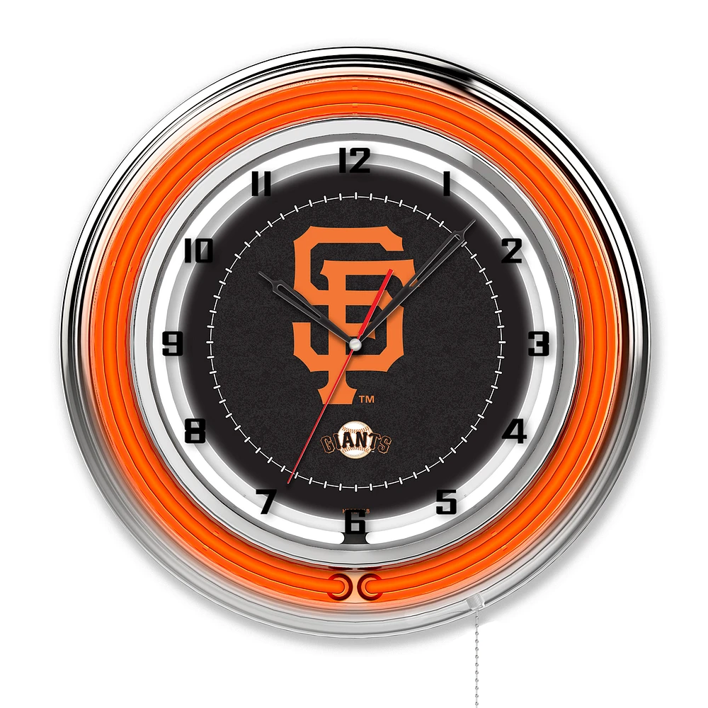 San Francisco Giants 19" Double Neon Wall Clock