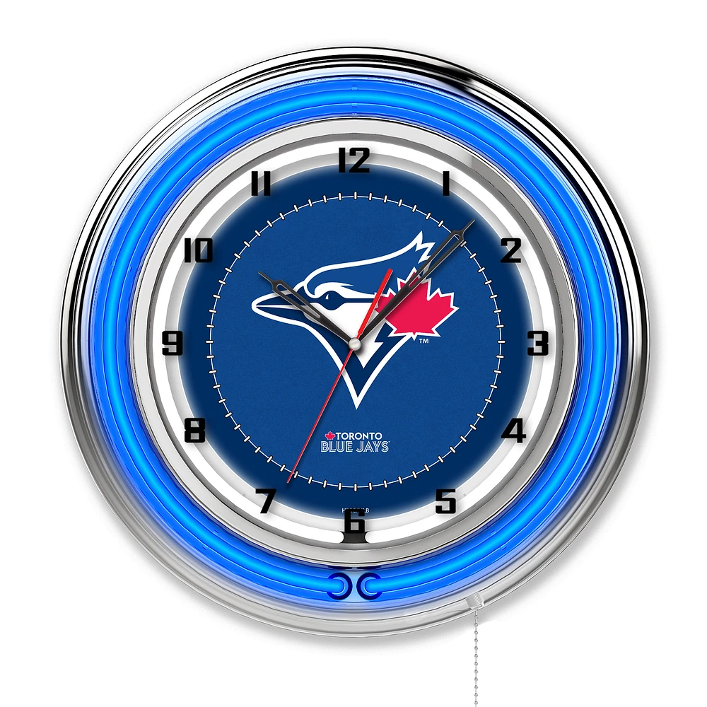 Toronto Blue Jays 19" Double Neon Wall Clock