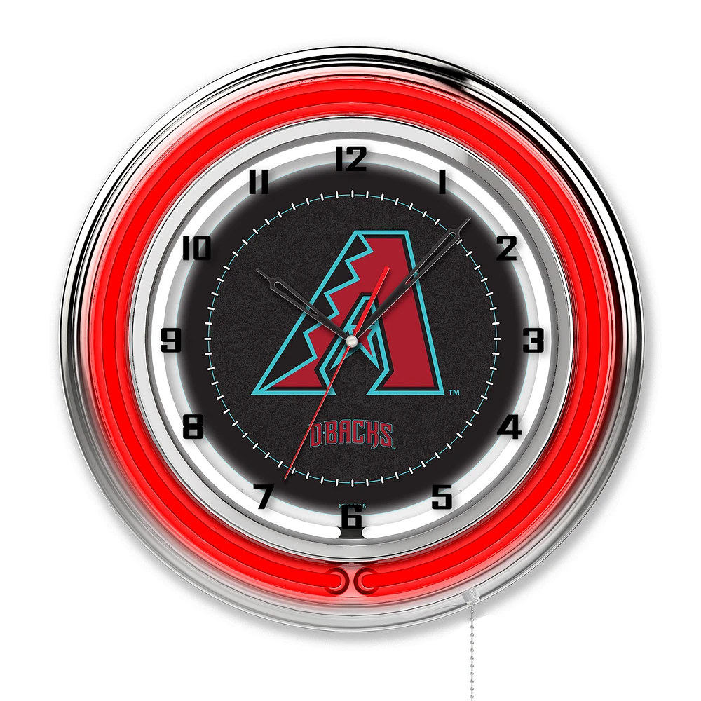 Arizona Diamondbacks 19" Double Neon Wall Clock