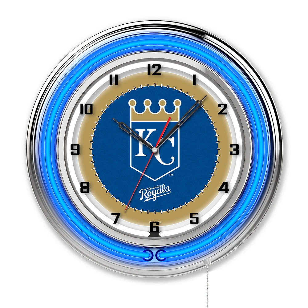 Kansas City Royals 19" Double Neon Wall Clock
