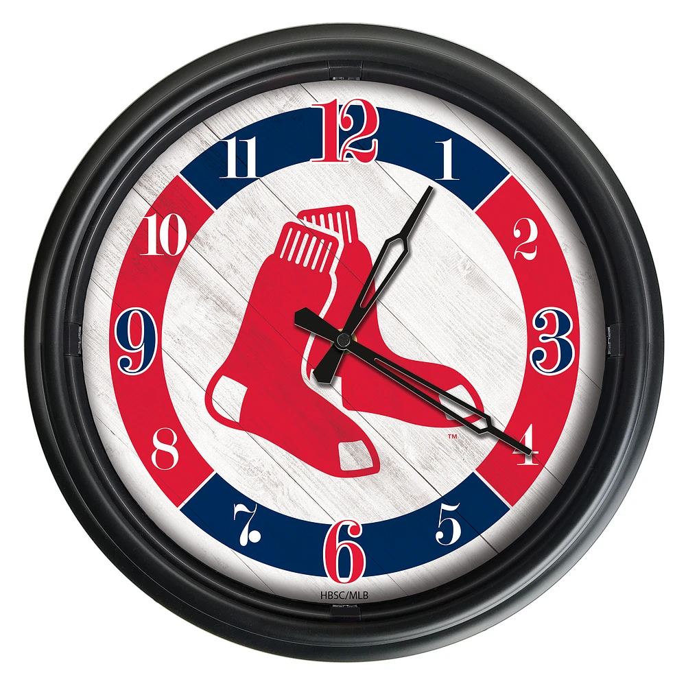 Boston Red Sox Indoor/Outdoor LED Wall Clock