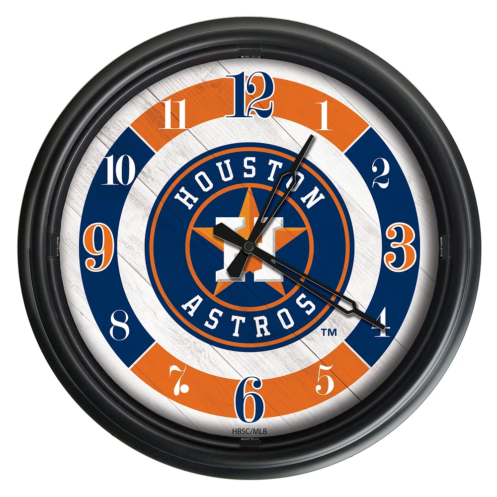 Houston Astros Indoor/Outdoor LED Wall Clock