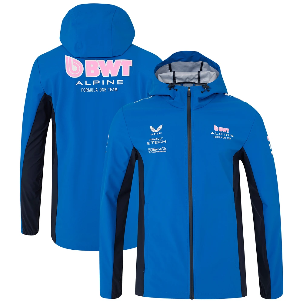 Unisex Castore Blue Alpine 2025 Team Wear Water Resistant Full-Zip Jacket