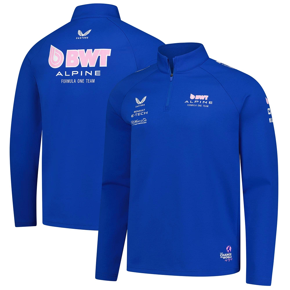 Unisex Castore Blue Alpine 2025 Team Wear Quarter-Zip Sweatshirt