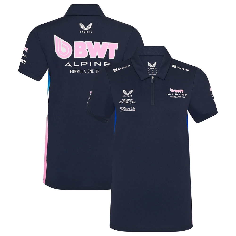 Women's Castore Navy Alpine 2025 Team Wear Polo