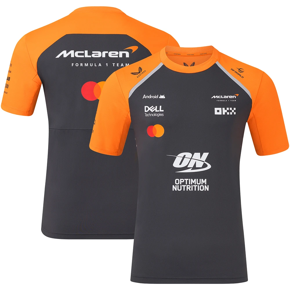 Men's McLaren Anthracite/Orange F1 Team 2025 Replica Set Up T-Shirt