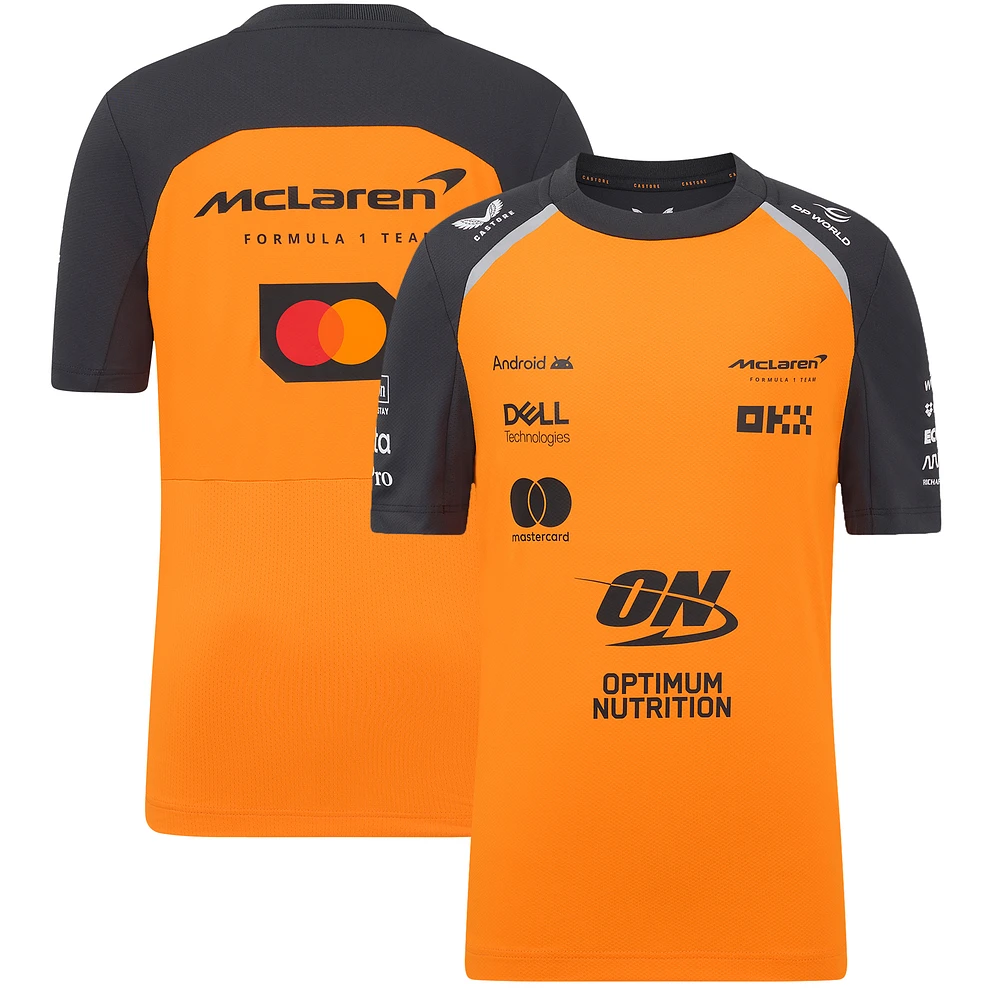 Youth McLaren Orange/Anthracite F1 Team 2025 Replica Set Up T-Shirt