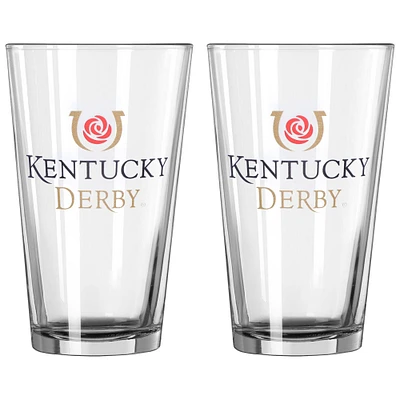 Kentucky Derby Two-Pack 16oz. Pint Glass Set