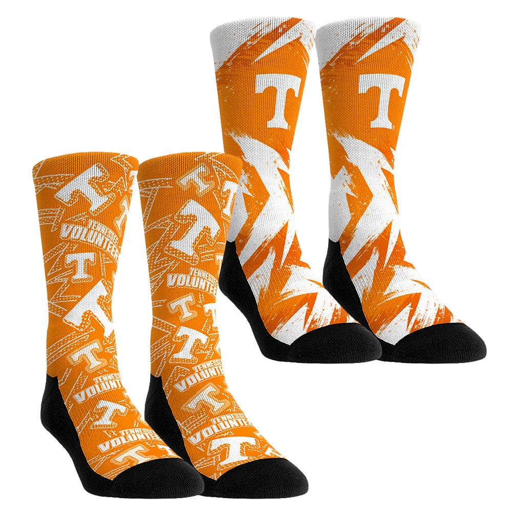 Youth Rock Em Socks Tennessee Volunteers Game Day Two-Pack Crew Set