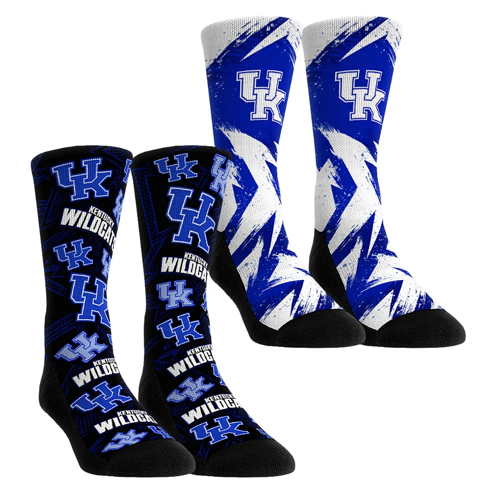 Youth Rock Em Socks Kentucky Wildcats Game Day Two-Pack Crew Set