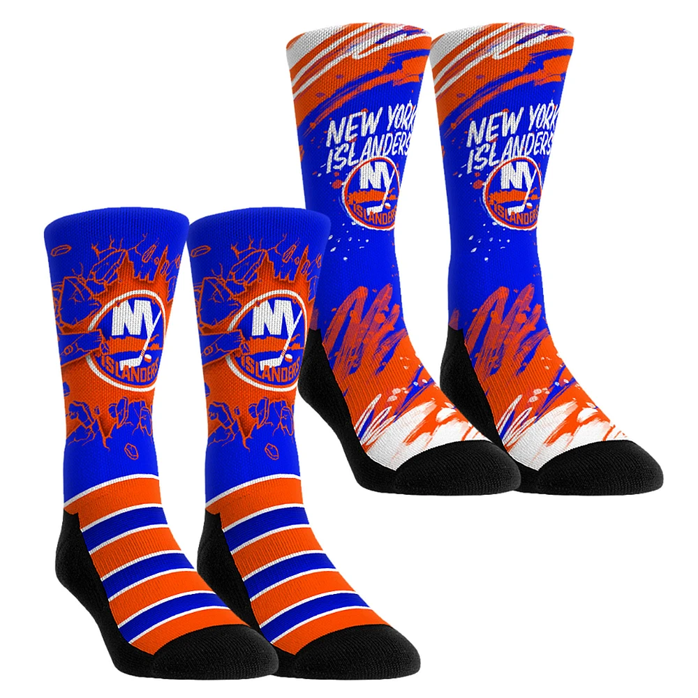 Youth Rock Em Socks New York Islanders Ice Breaker Two-Pack Crew Set