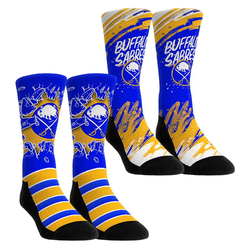 Youth Rock Em Socks Buffalo Sabres Ice Breaker Two-Pack Crew Set