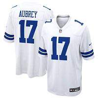Men's Nike Brandon Aubrey White Dallas Cowboys Game Jersey