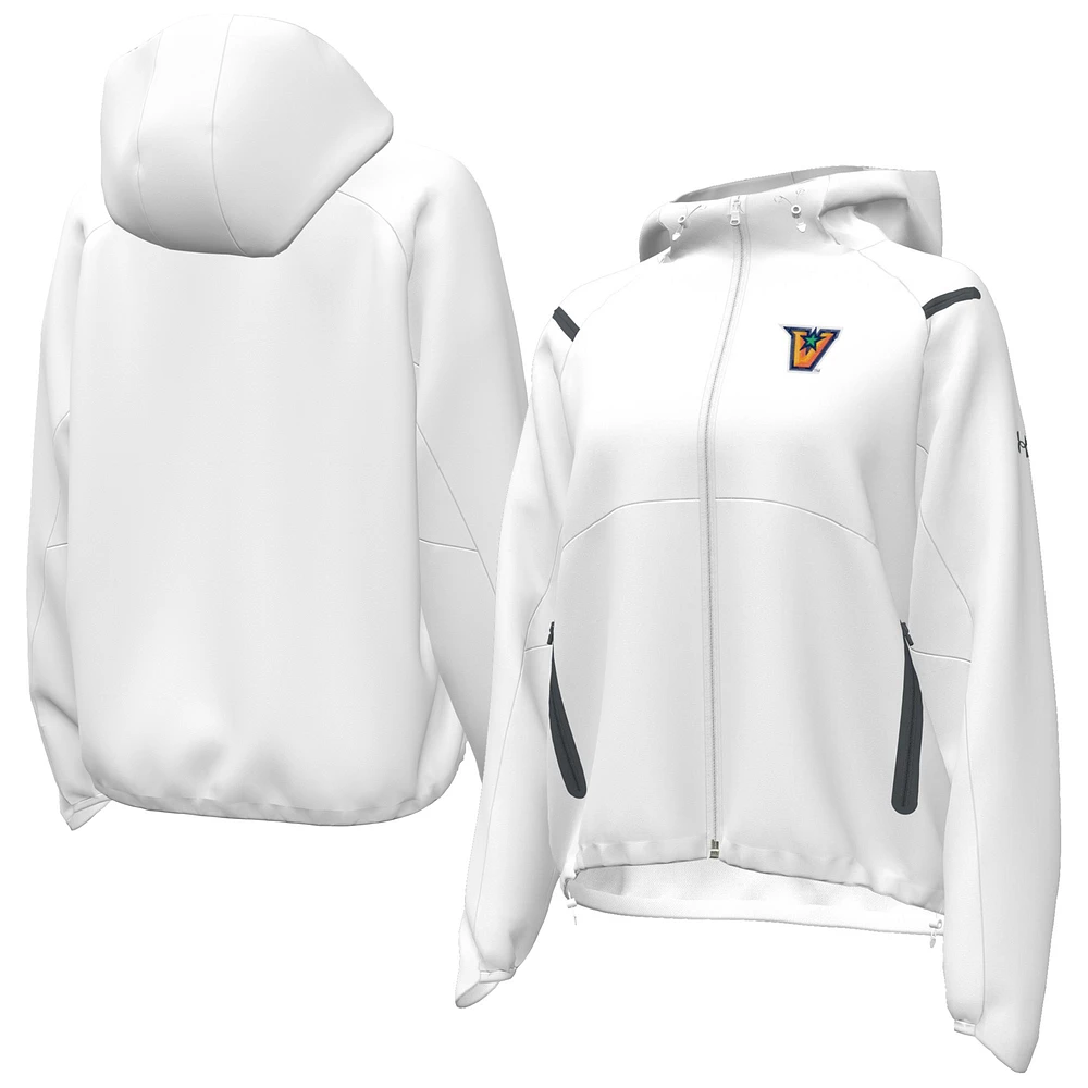 Women's Under Armour White Texas-Rio Grande Valley Vaqueros UA Storm Raglan Woven Full-Zip Hoodie