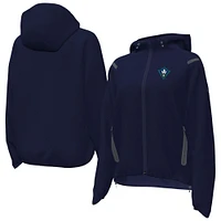 Women's Under Armour  Navy UNC Wilmington Seahawks UA Storm Raglan Woven Full-Zip Hoodie
