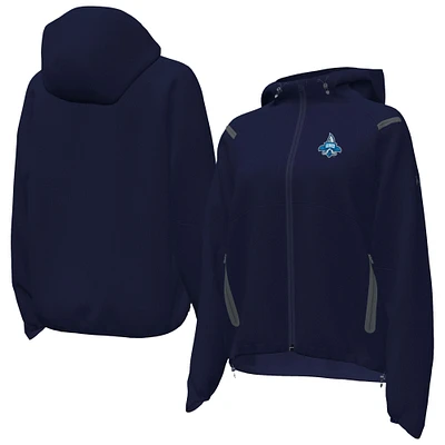 Women's Under Armour  Navy New Orleans Privateers UA Storm Raglan Woven Full-Zip Hoodie