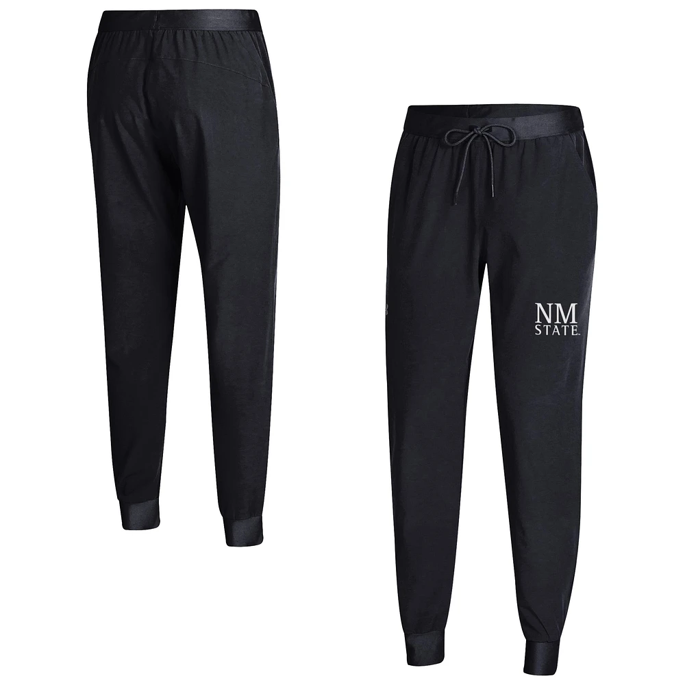 Women's Under Armour Black New Mexico State Aggies Sport Woven UA Storm Pants