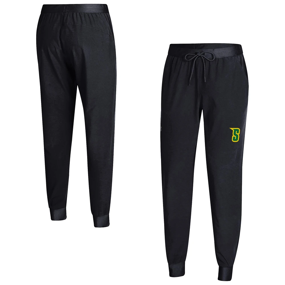 Women's Under Armour Black Siena Saints Sport Woven UA Storm Pants
