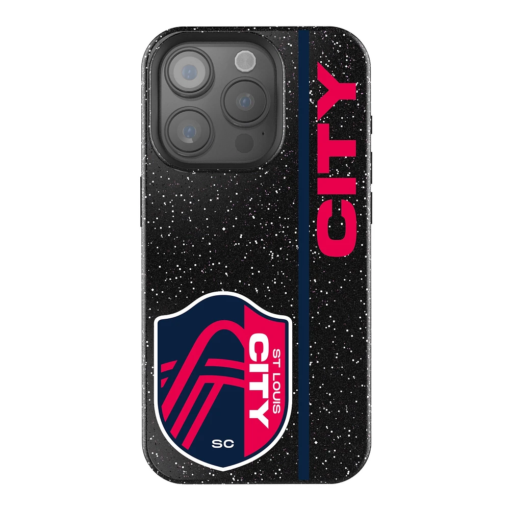 Keyscaper Black St. Louis City SC Sidebar Bling iPhone Case