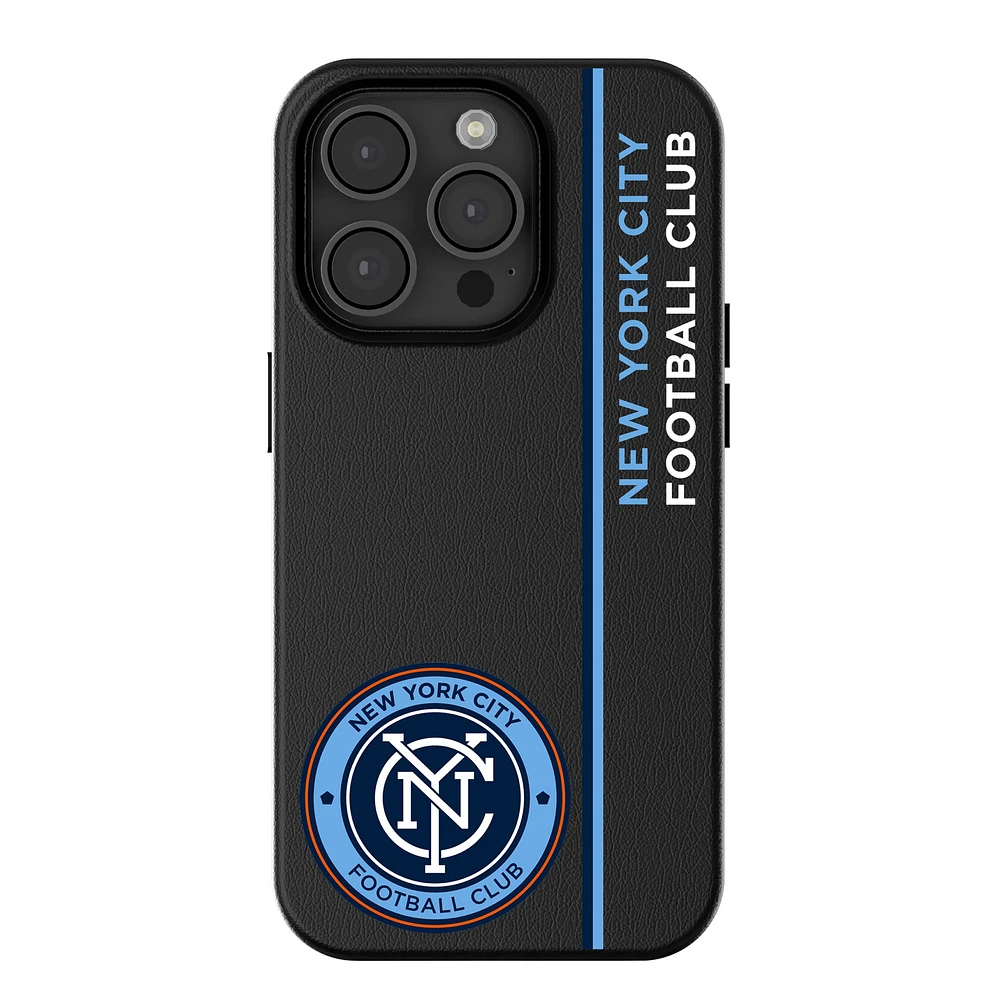 Keyscaper Black New York City FC Sidebar Magnetic iPhone Case