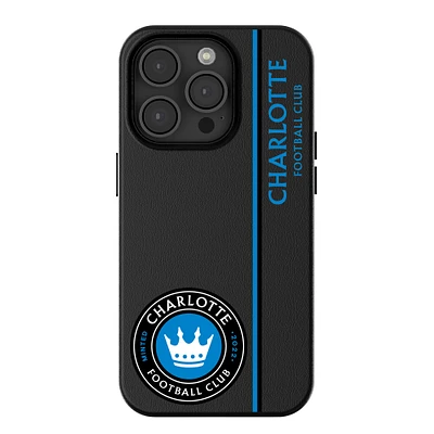 Keyscaper Black Charlotte FC Sidebar Magnetic iPhone Case