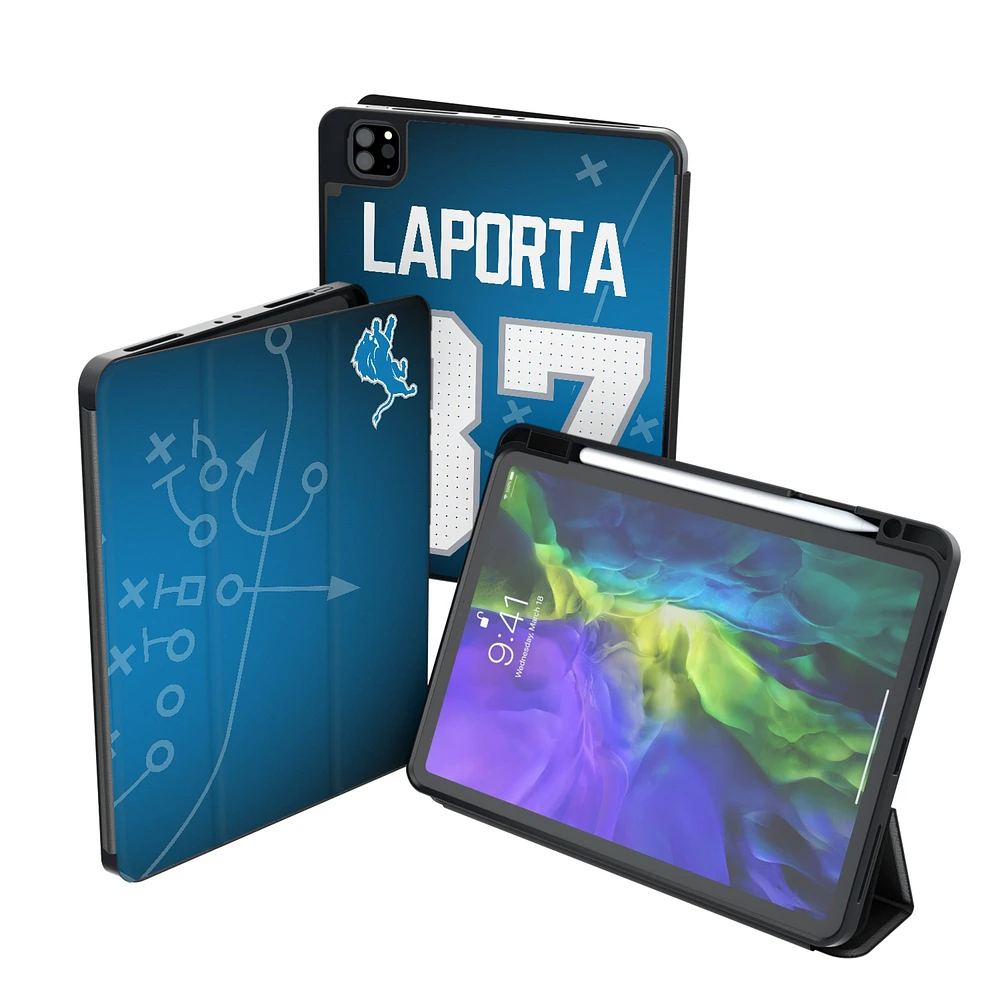 Keyscaper Sam LaPorta Detroit Lions iPad Tablet Case