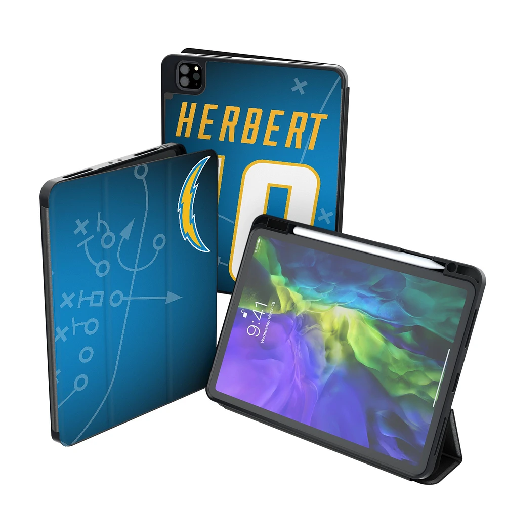 Keyscaper Justin Herbert Los Angeles Chargers iPad Tablet Case