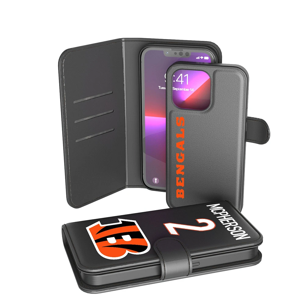 Keyscaper Evan McPherson Black Cincinnati Bengals iPhone Wallet Case