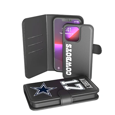 Keyscaper Brandon Aubrey Black Dallas Cowboys iPhone Wallet Case