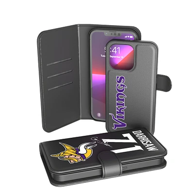 Keyscaper Christian Darrisaw Black Minnesota Vikings iPhone Wallet Case