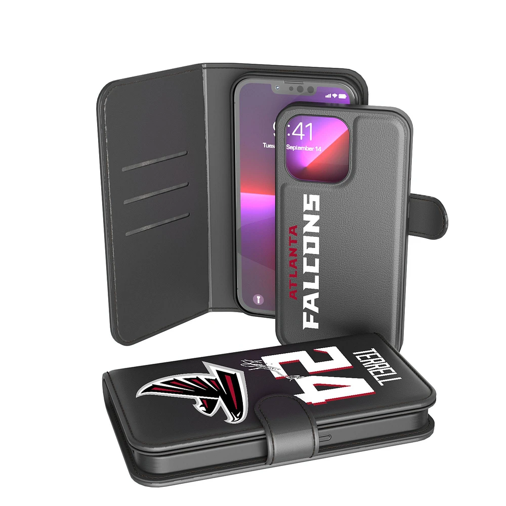 Keyscaper A.J. Terrell Black Atlanta Falcons iPhone Wallet Case