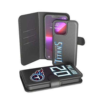 Keyscaper Tony Pollard Black Tennessee Titans iPhone Wallet Case
