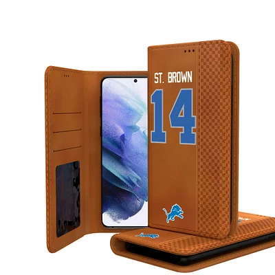 Keyscaper Amon-Ra St. Brown Detroit Lions Galaxy Folio Case