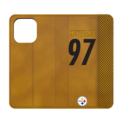 Keyscaper Cameron Heyward Brown Pittsburgh Steelers Folio iPhone Case
