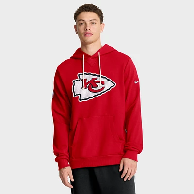 Men's Nike Kansas City Chiefs Sideline Standard Issue Initial Home Dri-FIT Hoodie